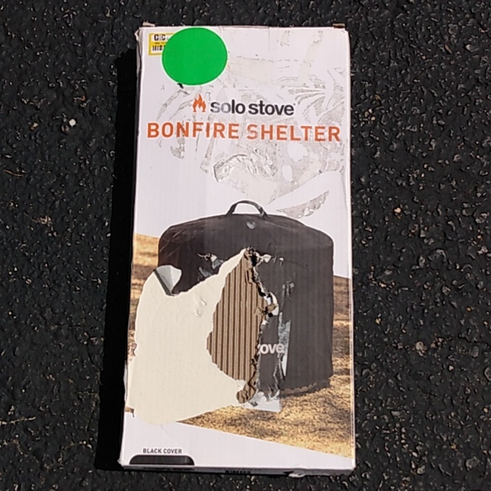 Solo Stove Bonfire Shelter Black Protective Cover